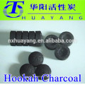 Carvão vegetal redondo natural do cachimbo de água / carvão de madeira natural do shisha do cachimbo de água